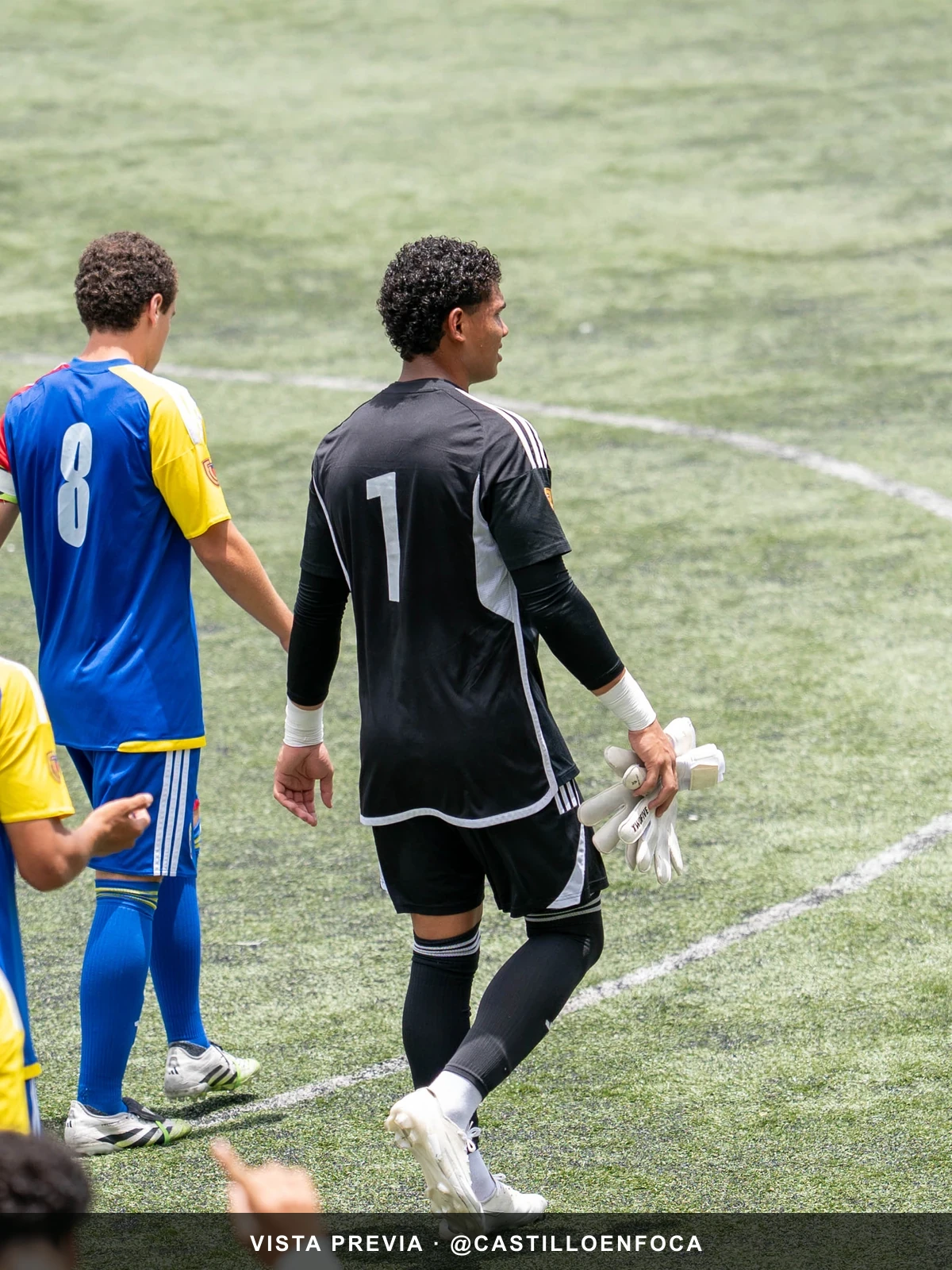 Bleider Cubillán durante el partido, fotografía 3